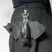 ���R�d������TLeather Bat Coin Purse���Ƥ��������Ӳ�����X��