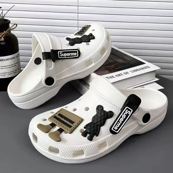White square bear + black belt