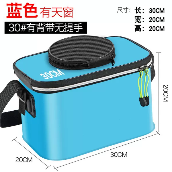 Fishing Bucket Foldableing Bucket Fishing Bucket Fish Box Live Fish Bucket Fish Guard Bucket Foldableing Fishing Box Thickeneded EVA Bucket Fish Bucket