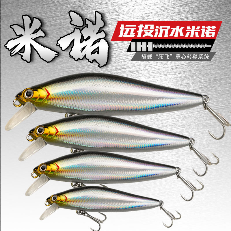 Suspending Minnow Lures Shallow Diving Minnow Baits Fresh Water Bass Swimbait Tackle Gear