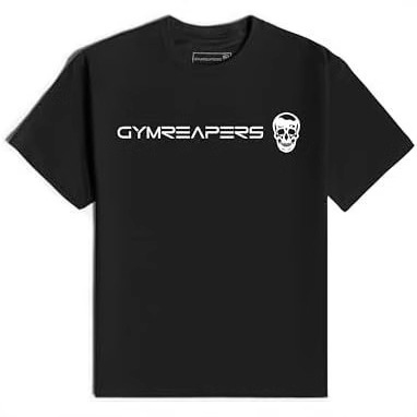 Shirt with a round collar for gym