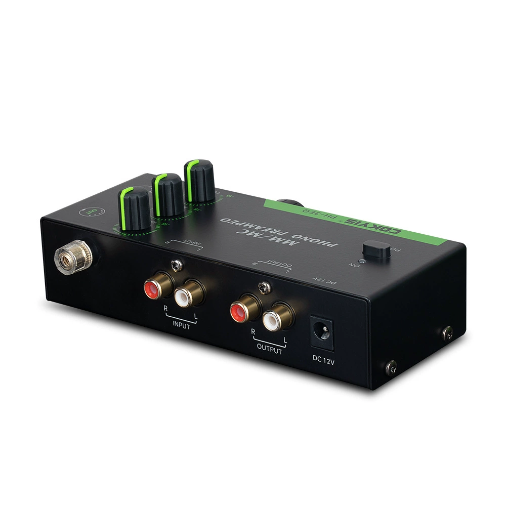 Multifunction record player amplifier supports MM/MC roar three-frequency adjustment five-pin XLR input and output amplifier
