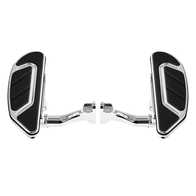 Front and Rear Pedal Guard — Motorcycle pedals - electroplating-passenger-pedals