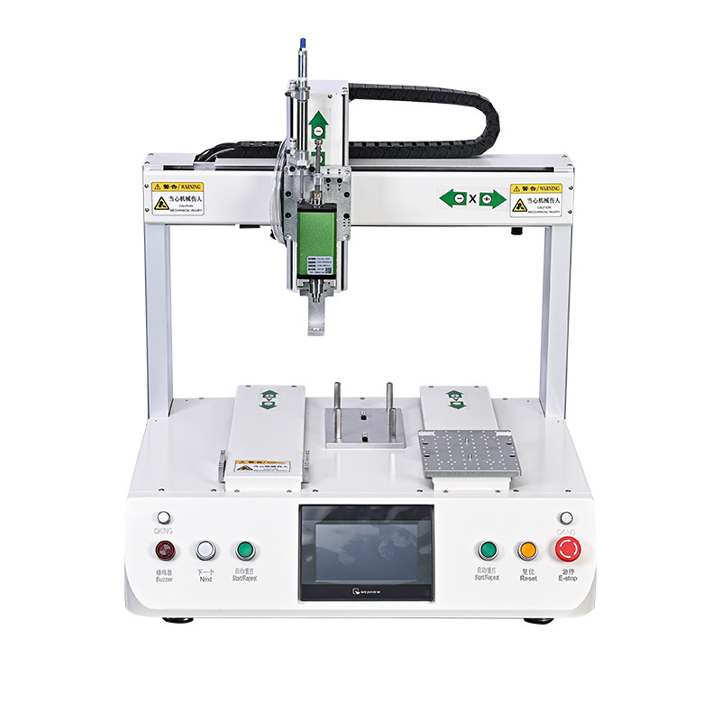シングルヘッドダブルプラットフォームシリンダー付き 4 軸自動ネジロック機自動供給自動ネジロック機卸売|undefined