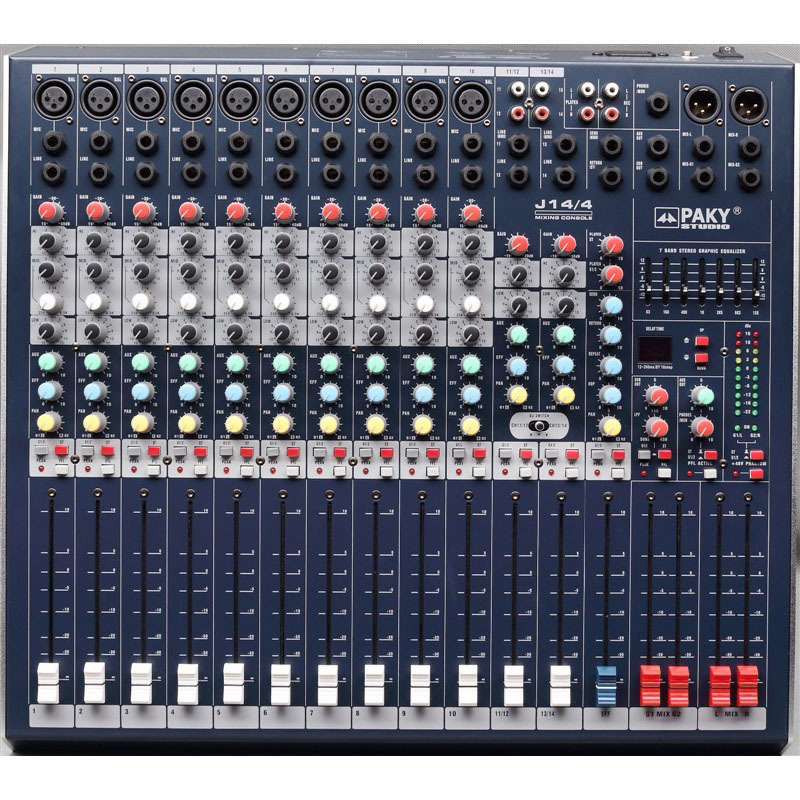 供应J系列J14/4专业调音台 两编组带效果带均衡