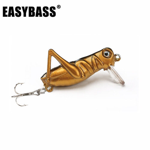 Lure glow minnow insect fake bait freshwater imitation real grasshopper sea fishing locust largemouth bass hook perch wholesale