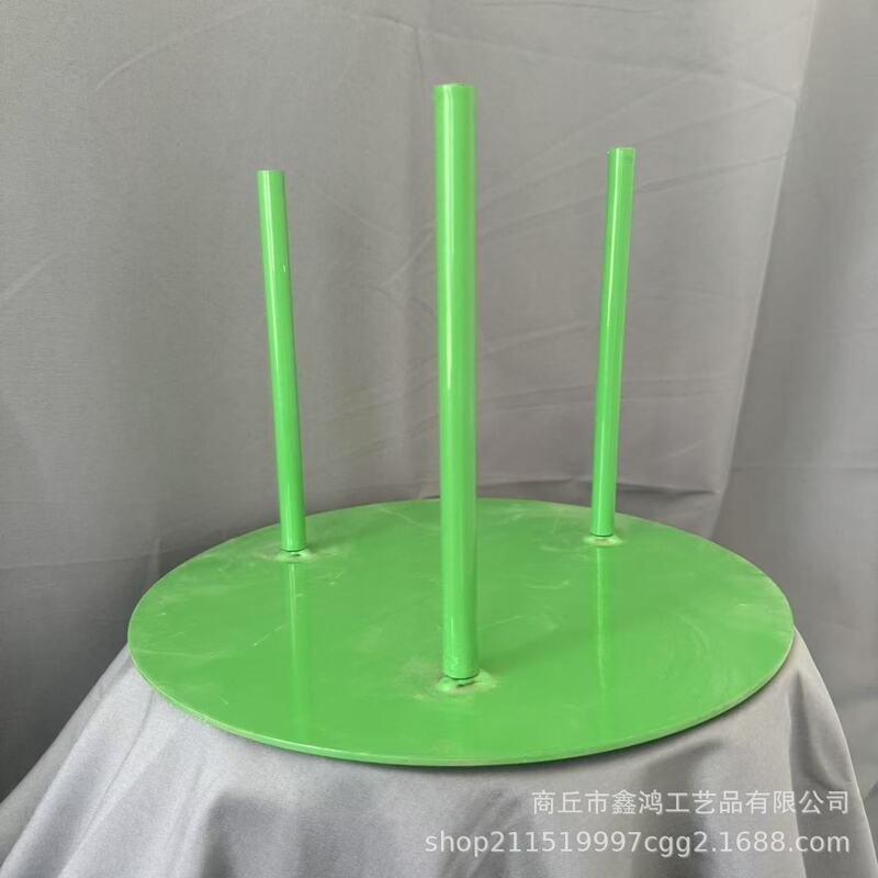 新しい紙花アートベース、結婚式用小道具、鉄製円盤ベース、巨大な紙花アート素材、花茎、スチール製ベース|undefined