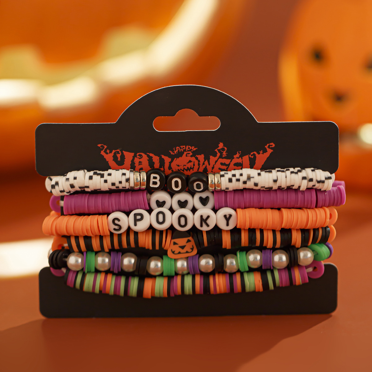21g Weight Alloy Pendant Material Bracelets Classification CCB, Arylic, soft clay Chain Material 1 Set Quantity Festival Occasion CCB, Arylic, Alloy Material Halloween Festival Pumpkin, Bat, Ghost Pattern Women's Gender Beaded, Enamel Design Funny Style Funny Pumpkin Bat Ghost CCB Arylic Alloy Beaded Bracelets Wholesale 53