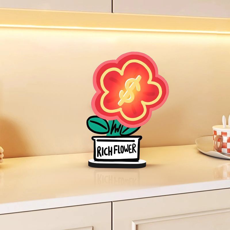 INS 스타일 풍부한 꽃 거실 데스크 데스크탑 작은 장식품 2024 새로운 크림 스타일 입구 캐비닛 장식