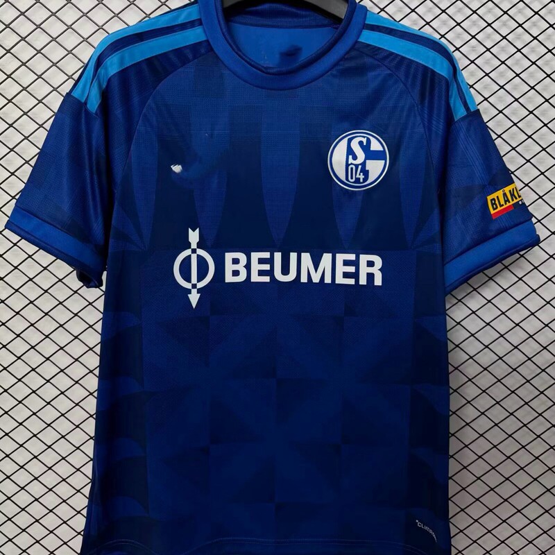 25-26 Bundesliga Schalke 04 Underdog Jersey Troed Karanamshi Schalke Home and Away Football Uniform 25-26 Bundesliga Schalke 04 Underdog Jersey Troed Karanamshi Schalke Home and Away Football Uniform