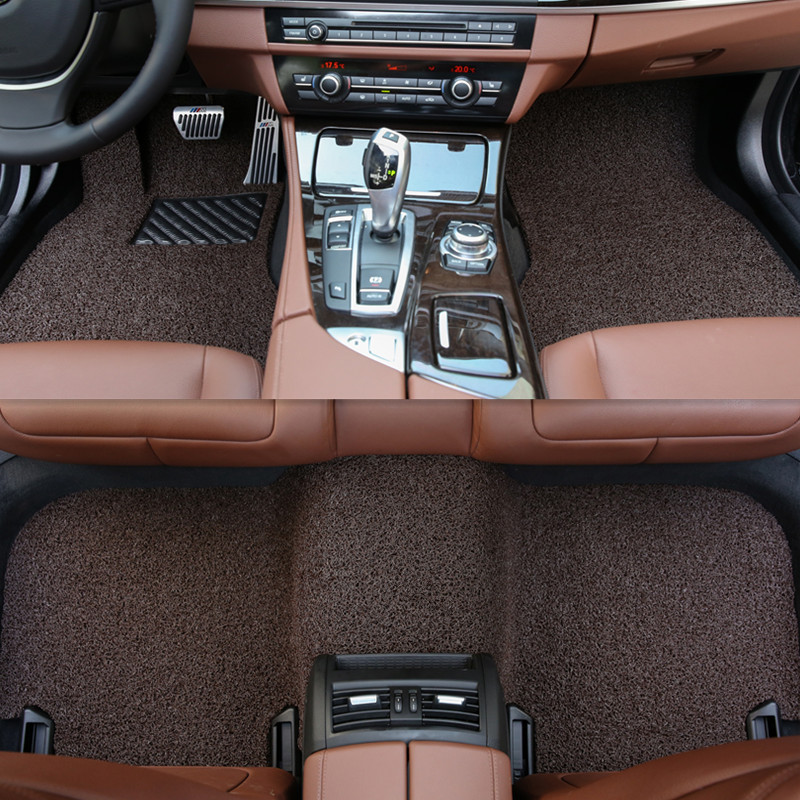 Car Silk Floor Mat Single Driver Passenger Rear Universal