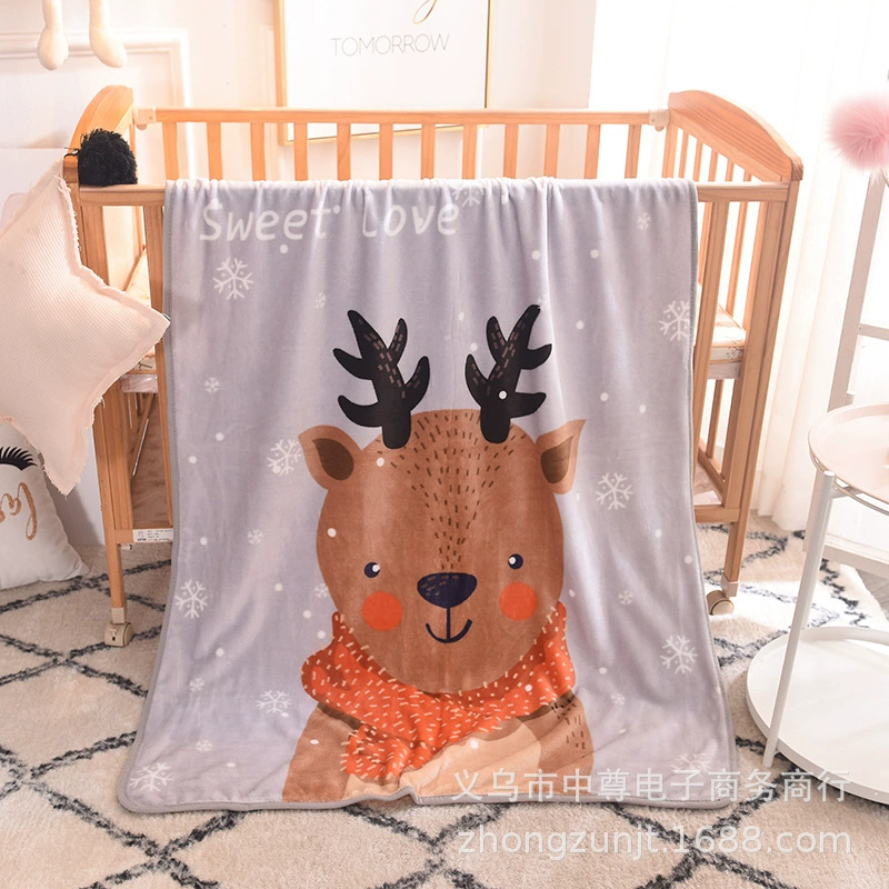 Flannel children's baby duvet
