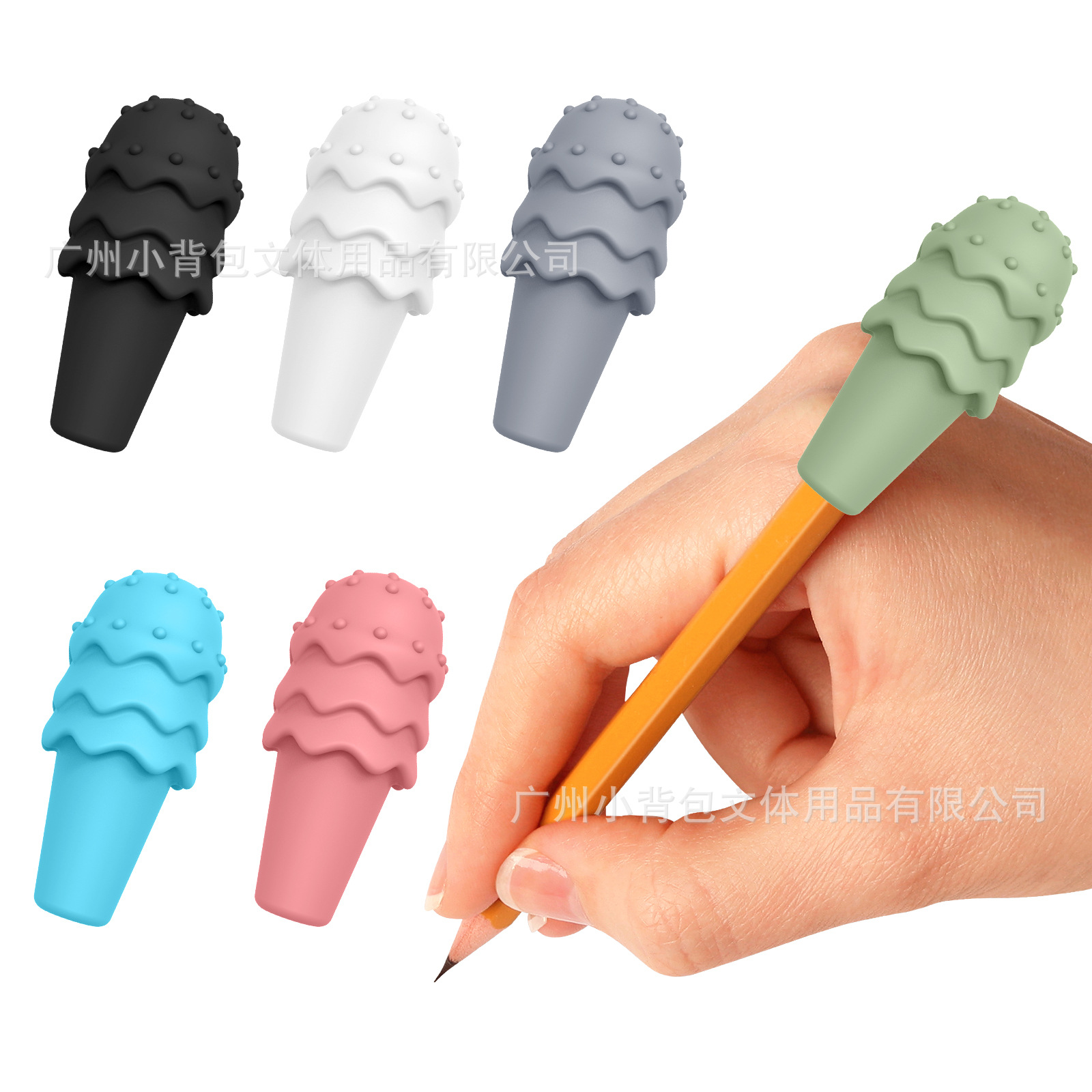 加重量铅笔握 45g硅胶书写辅助工具适用于儿童老年人和特殊需求