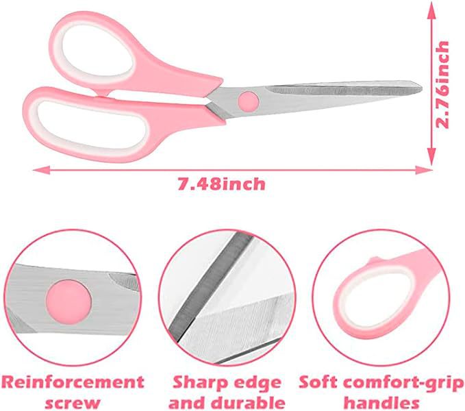 Roze macaron bureau accessoires set bureau organizer kit_voghion.com