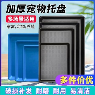 Extra Large Dog Cage Tray Urine Tray Plastic Thickened Dung Pot Chicken Cage Chassis Rabbit Cage Pet Cage Tray