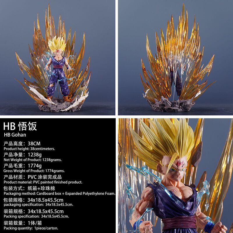 ドラゴンボール超サイヤ人フィギュア、高品質コミック周辺装飾品、孫悟空ベジータクラシックスーパーサイア人シリーズ|undefined