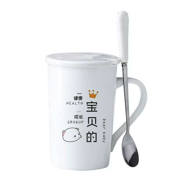 ❦❦웃웃웃 Baby’s breakfast cup + lid + spoon Baby’s breakfast cup + lid + spoon ❦❦웃웃웃