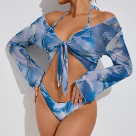 比基尼;连体泳衣;沙滩裙