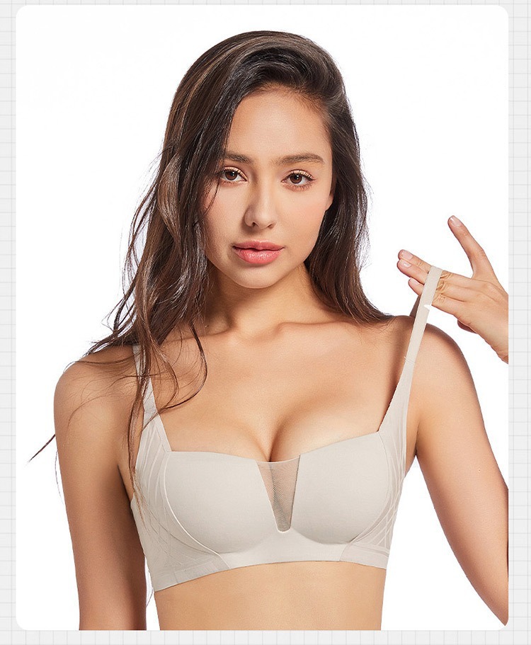 3D Velvet Ultra-Thin Jelly Bra Image