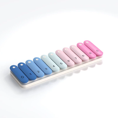 2026 New Creative Parking Sign, Trendy Mobile Phone Number Holder for Cars, Temporary License Plate for Women and Men, Macaron-Style Number Holder (Nömrəli dayanma kartı) - xiaoxiquan-rainbow-number-plate
