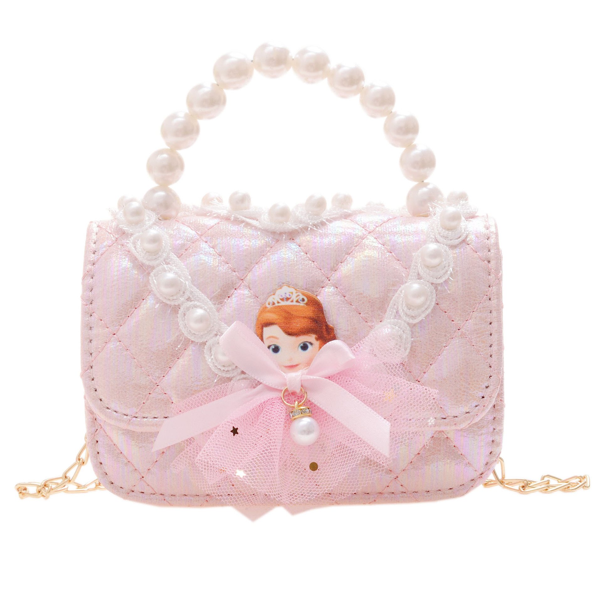 Bolso para niños pequeña niña 2021 bolso de hombro de moda Aisha bolsa de mensajero blanca como la nieve mini bolso de moda monedero