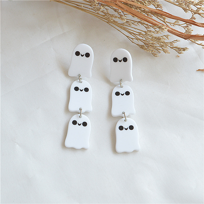 10g Weight Drop Earrings Classification 1 Pair Quantity 1 Pair Retro Cartoon Stoving Varnish Arylic Drop Earrings