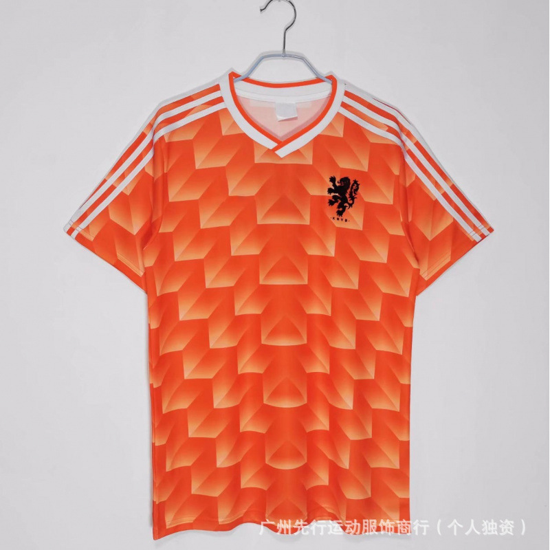 Colección de fútbol retro popular Argentina Alemania Inglaterra Brasil Copa Mundial de fútbol de manga corta