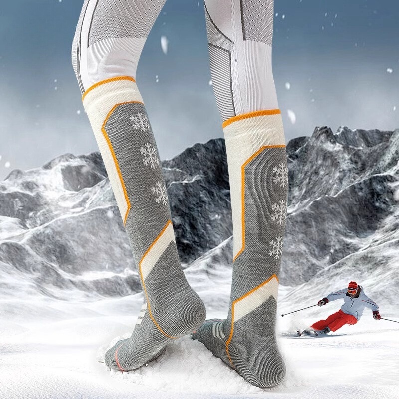 Ski Socks Women's Winter Warm Thickened Stockings Professional Cycling Mountaineering Running Hiking Compressed Wool Socks Zhuji Ski Socks Women's Winter Warm Thickened Stockings Professional Cycling Mountaineering Running Hiking Compressed Wool Socks Zhuji
