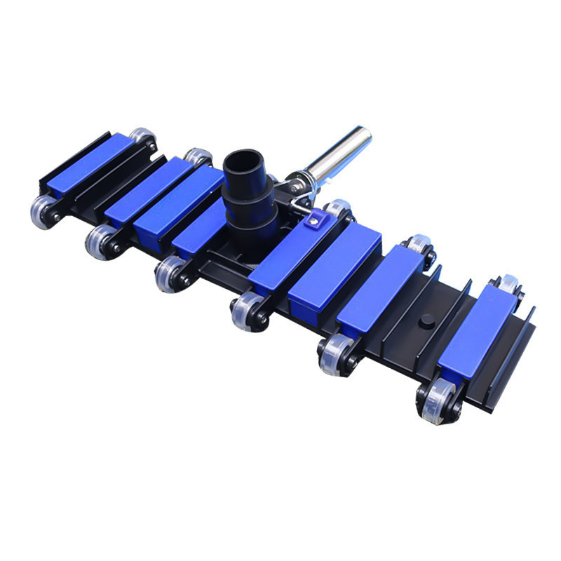 Cabeza de succión de piscina máquina de succión de suciedad con cepillo de acero inoxidable ventosa acero inoxidable accesorios de equipos de tubería limpia de piscinas