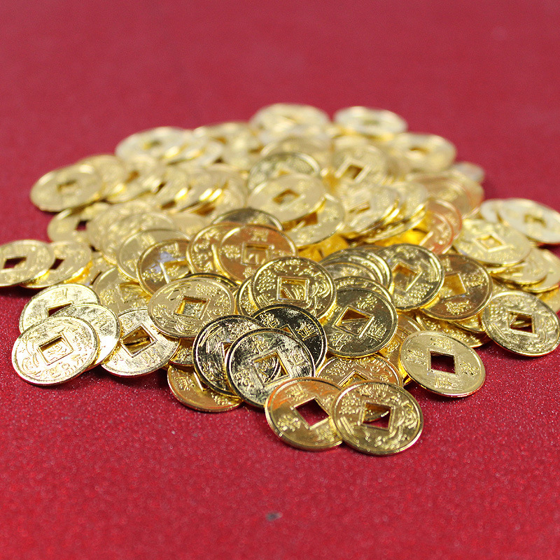 Fortune Tree Craft Accessories Copper Money/Alloy Copper Money 1.3cm Golden Treasure Dragon and Phoenix Copper Money Glue Dropping Accessories Fortune Tree Craft Accessories Copper Money/Alloy Copper Money 1.3cm Golden Treasure Dragon and Phoenix Copper Money Glue Dropping Accessories