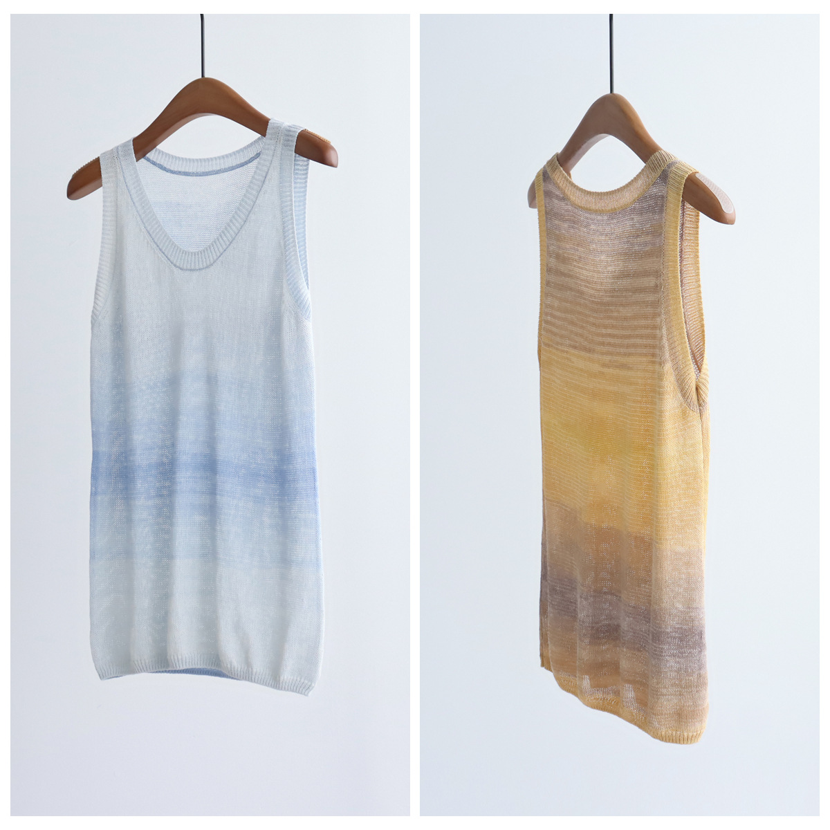 Knitted summer vest
