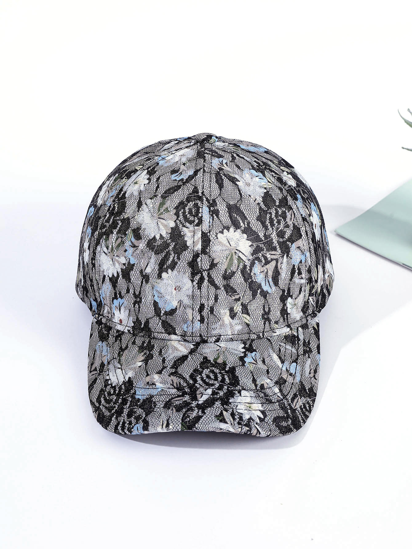 Sombrero de las mujeres gorra de béisbol moda coreana marca de moda versátil nuevo color de la flor de las mujeres impreso casquillo enarbolado