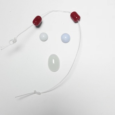 熔制鸡血红饰品玉石用通透玻璃釉料|ms