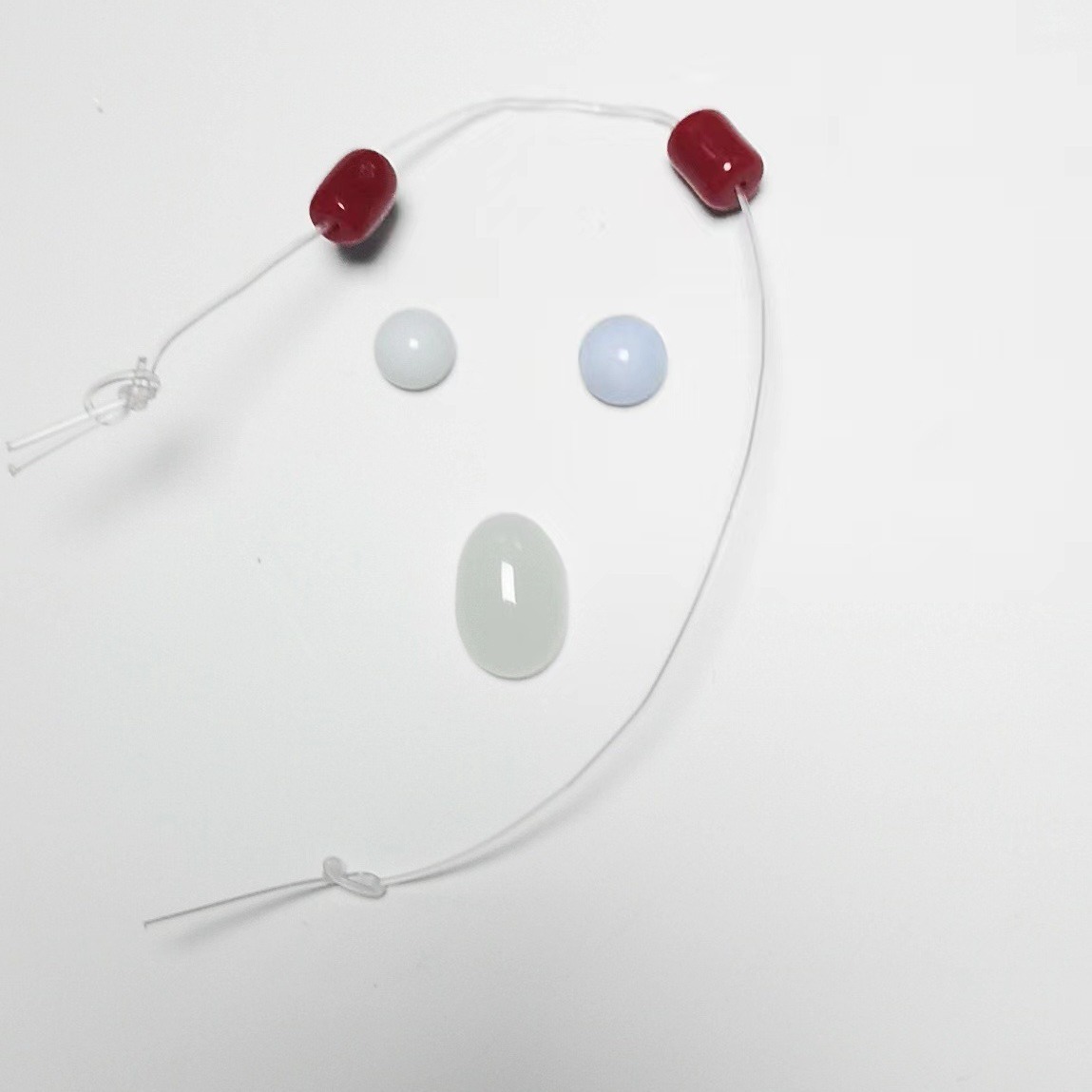 熔制鸡血红饰品玉石用通透玻璃釉料|ms