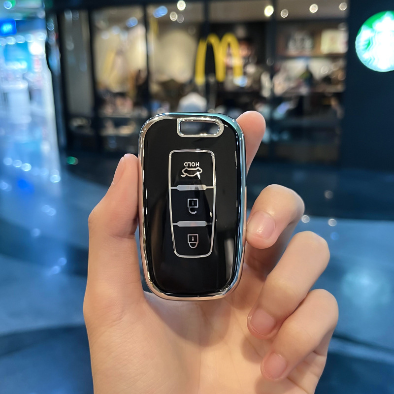 현대 D-스마트 3 키 [블랙 싱글 쉘]]