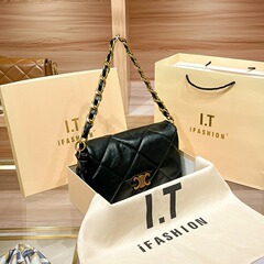 香港真皮小方包女2024新款菱格鏈條手提包高級感單肩斜挎包潮