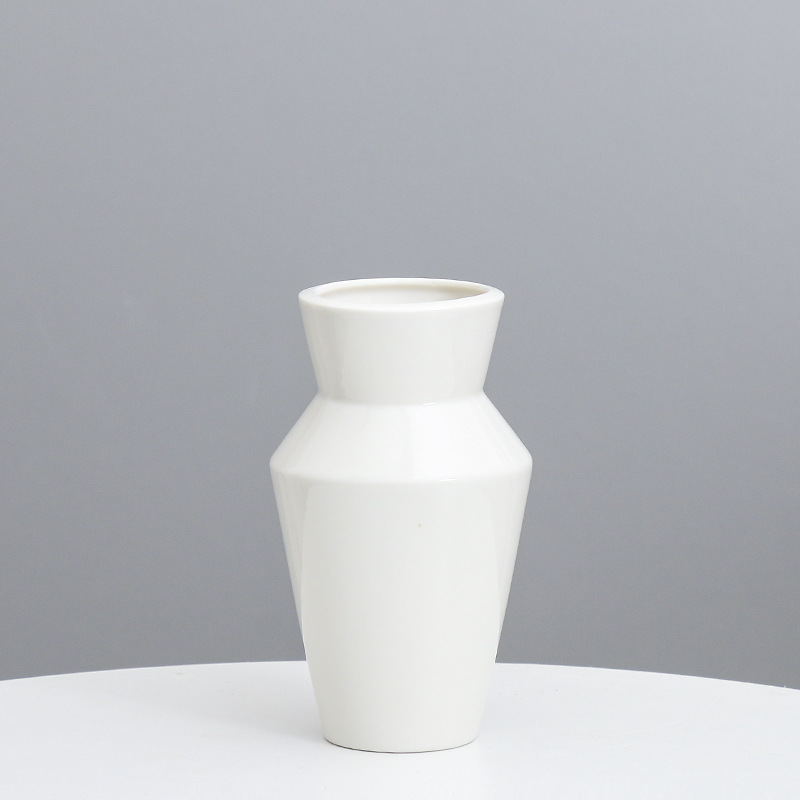 Nordic ins estilo jarrón de cerámica sala de estar decoración del hogar Decoración de escritorio multi-color arreglo de flores secas creativo simple dispositivo de flores