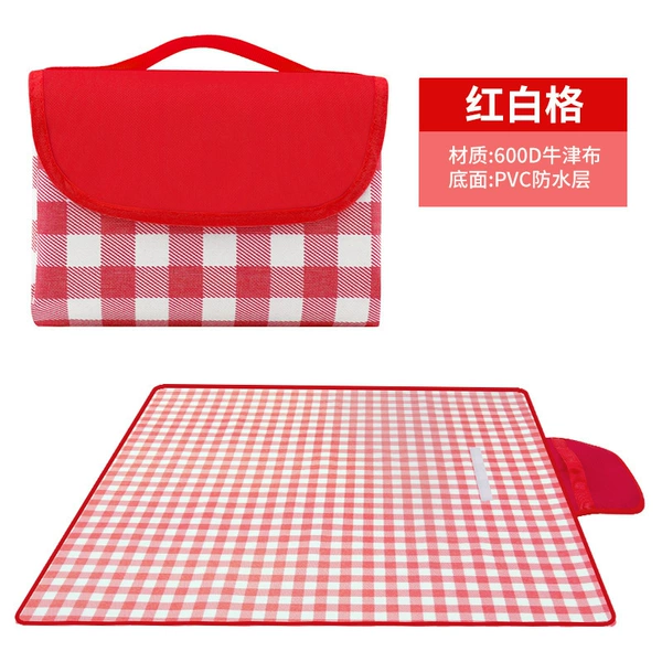 Red and White Oxford cloth