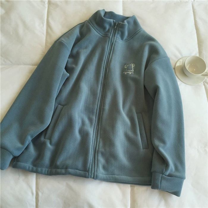 Пальто с Velvet-лайнером, женская толстовка на молнии, теплая подкладка из флиса, 2–2XL цвета