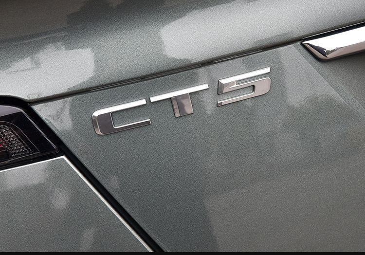 Cadillac lettering CT4 CT5 CT6 car emblem XT4 XT5 XT6 car sticker ATSL Shanghai General black emblem