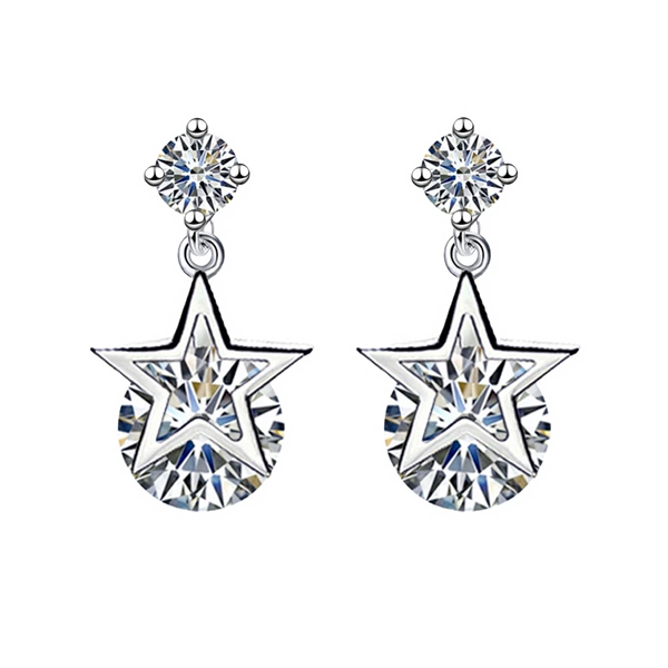 Jed027 pentagram [sterling silver needle]