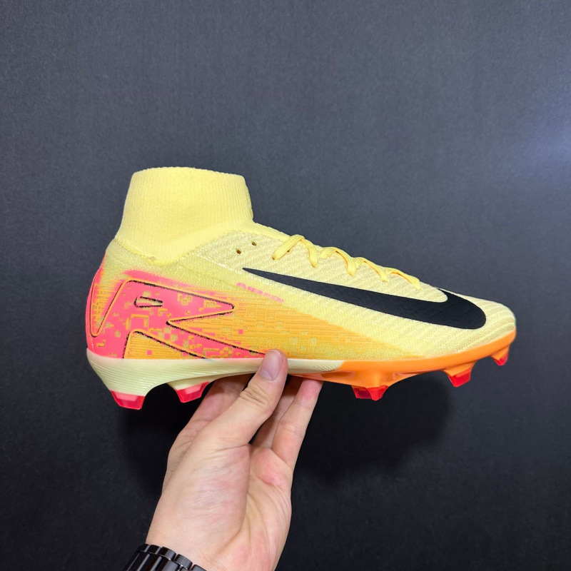 Zapatos de comercio exterior Superfly zapatos de fútbol de combate real para hombres Assassin 16 zapatos deportivos de punto de alta altura zapatos de fútbol de moda FG para mujeres