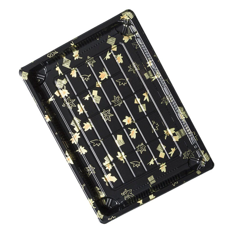 Упаковочная коробка для суши Xinyiwang, одноразовая упаковка в японском стиле для лосося, поднос для сашими, коммерческая коробка для горячих блюд № 03