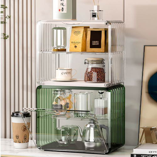 Dust-proof cup rack storage rack dining table cup acrylic water cup tea cup rack coffee cup mug storage box