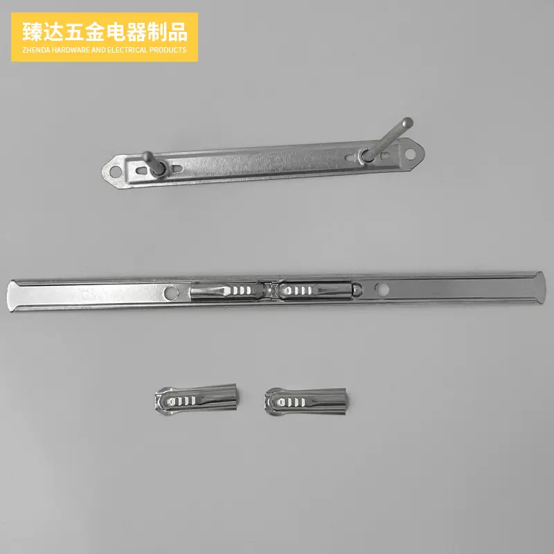 厂家直供202马口铁弹簧夹 金属双孔蛇夹文具配件装订夹带钉头制定