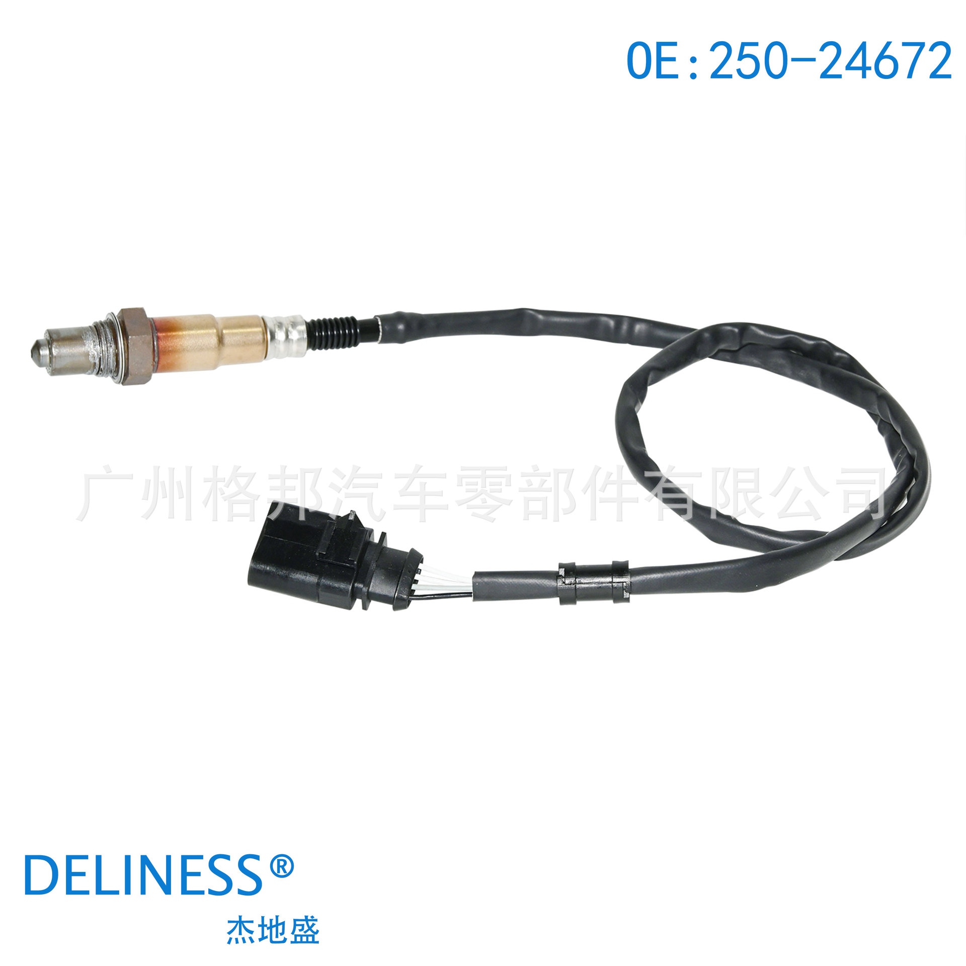 250-24672 is suitable for 09-16 Audi A4/A5/Q5 and Volkswagen CC vehicles; rear oxygen sensor, available for wholesale