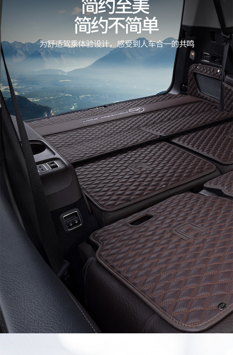 Applicable to Mercedes-Benz GLS 450/400/350d 08-2024 GL320/500 trunk mat trunk mat