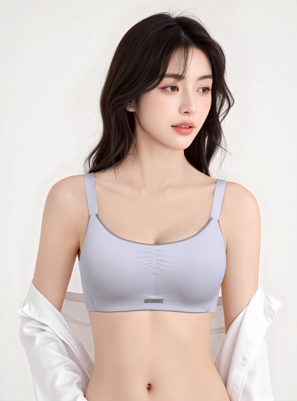 Caixianer 3311 工場直販、大きな胸を小さく見せる女性用通気性ブラジャー、ワイヤーなし下着|undefined