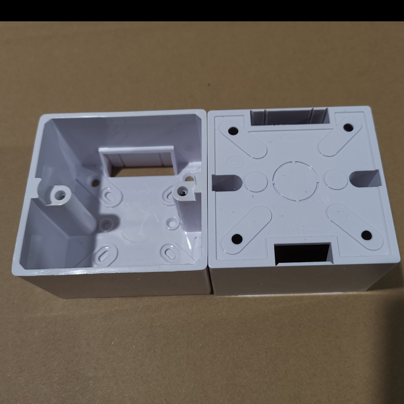 Batch 86 type wall switch leakage protector suitable for deepening 50mm surface-mounted wiring box stainless steel screw cap clear switch box