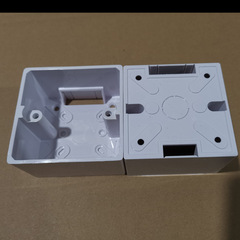 Batch 86 type wall switch leakage protector suitable for deepening 50mm surface-mounted wiring box stainless steel screw cap clear switch box